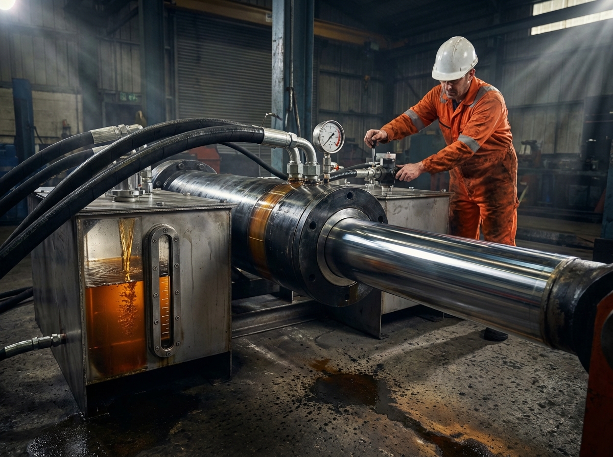 Как рассчитать объем гидробака для маслостанции 3 - Производство гидравлического оборудования Гидроцилиндр в работе - расход масла из бака при выдвижении штока и компенсация уровня жидкости в резервуаре