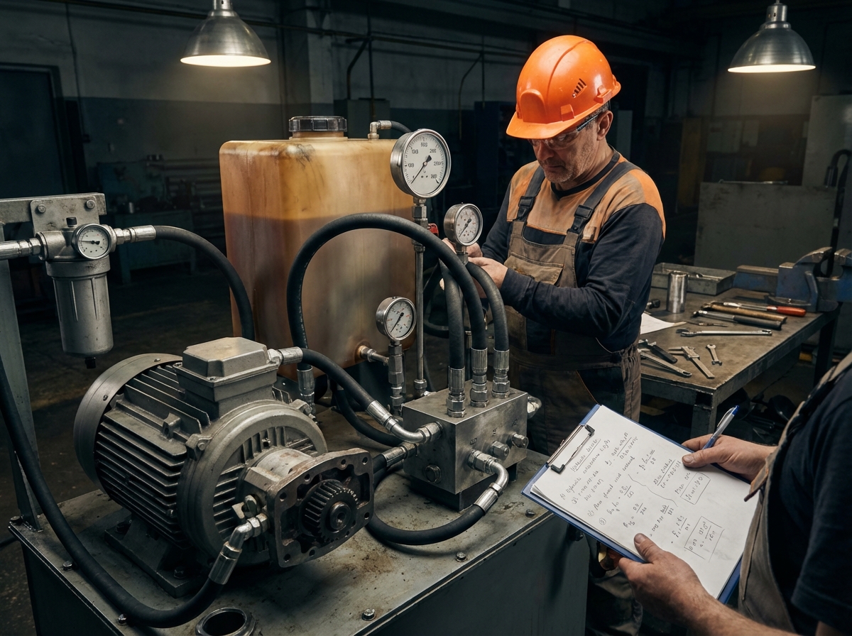 Инженер рассчитывает производительность насоса гидростанции по формуле с учетом потерь в системе