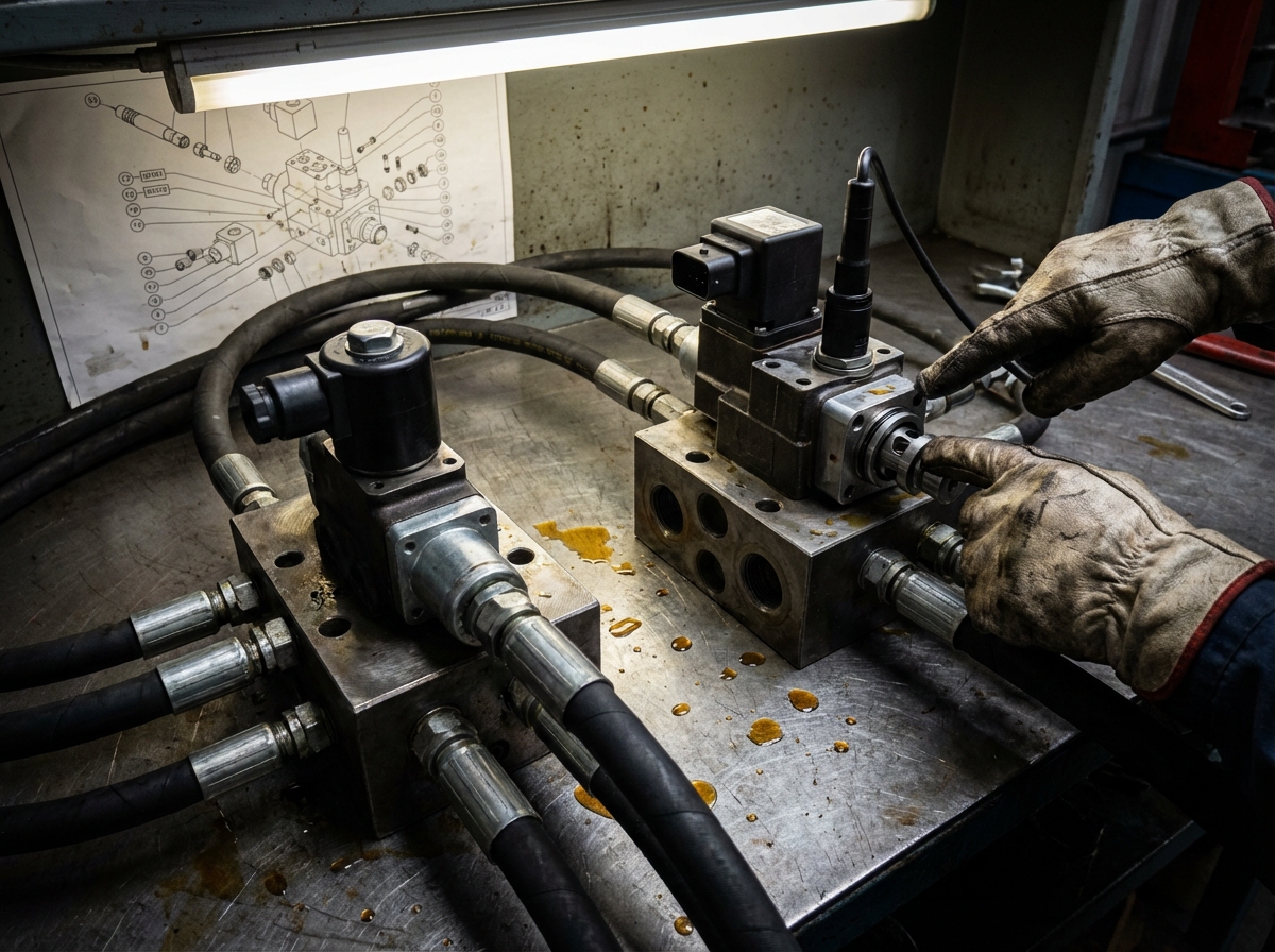 Отличие пропорционального гидрораспределителя от обычного дискретного - сравнение клапанов с электромагнитным управлением