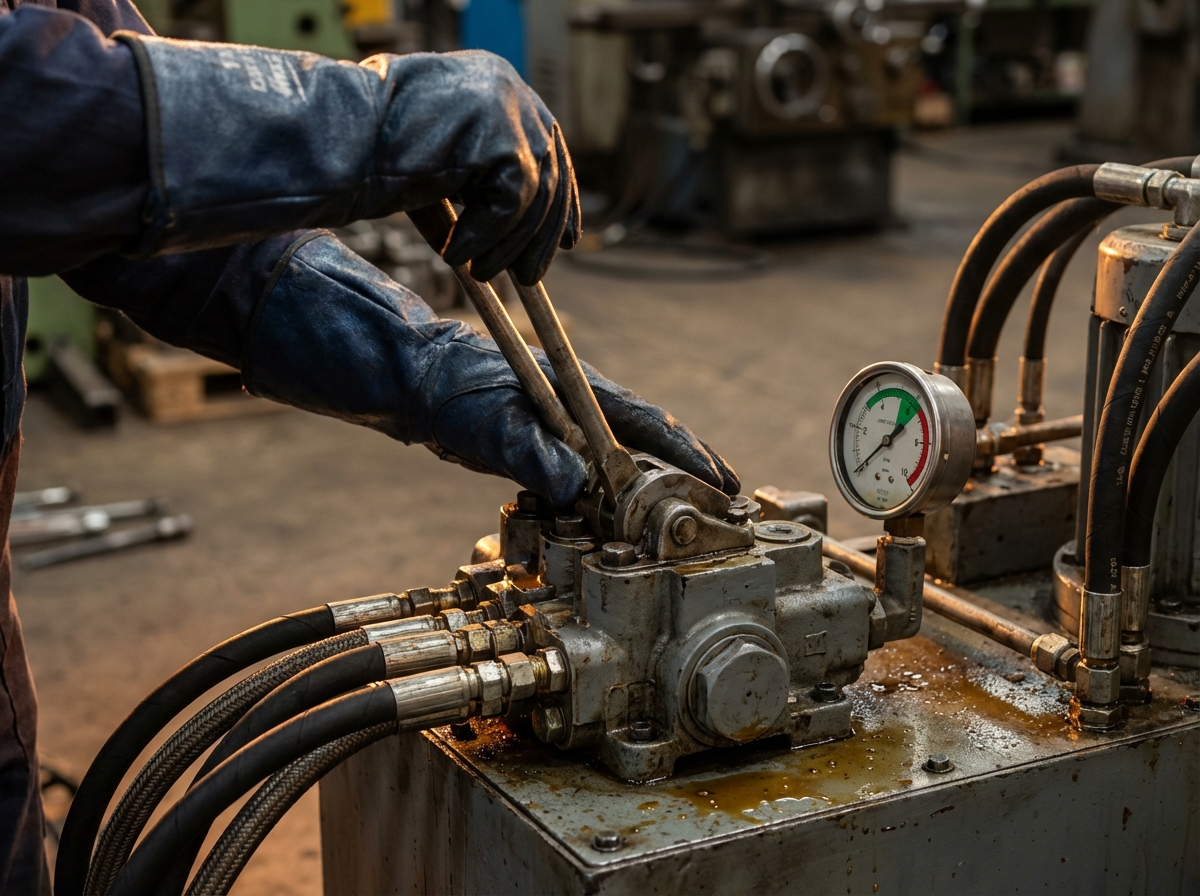 Ручное или электроуправление маслостанцией: разбираемся что кому нужно 3 - Производство гидравлического оборудования Оператор чувствует нагрузку системы через усилие на рычаге ручного управления - тактильная обратная связь при работе с гидравликой